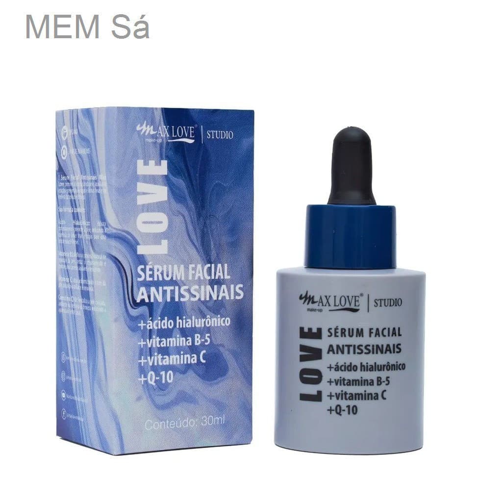 (V)✨ Sérum Facial Antissinais Vitamina C + Q10 Max Love – Firmeza, Luminosidade e RenovaçãoD2K1