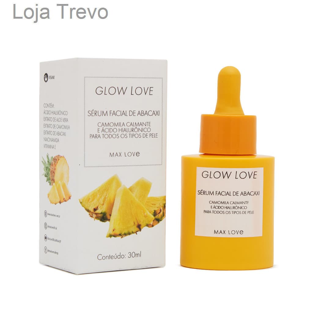 (V)Sérum Facial Glow Love Abacaxi Max LoveBI42
