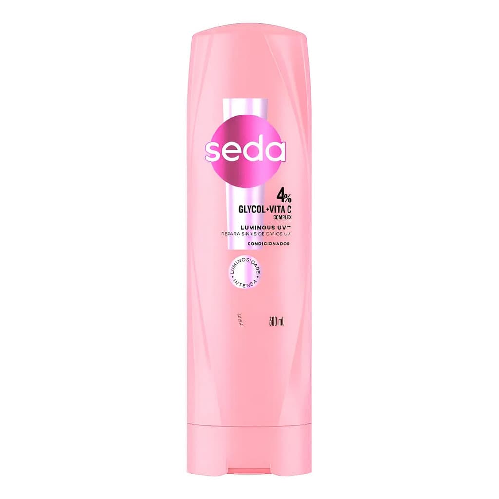 Condicionador Seda Luminous Uv  Cuidado Diário E Brilho In