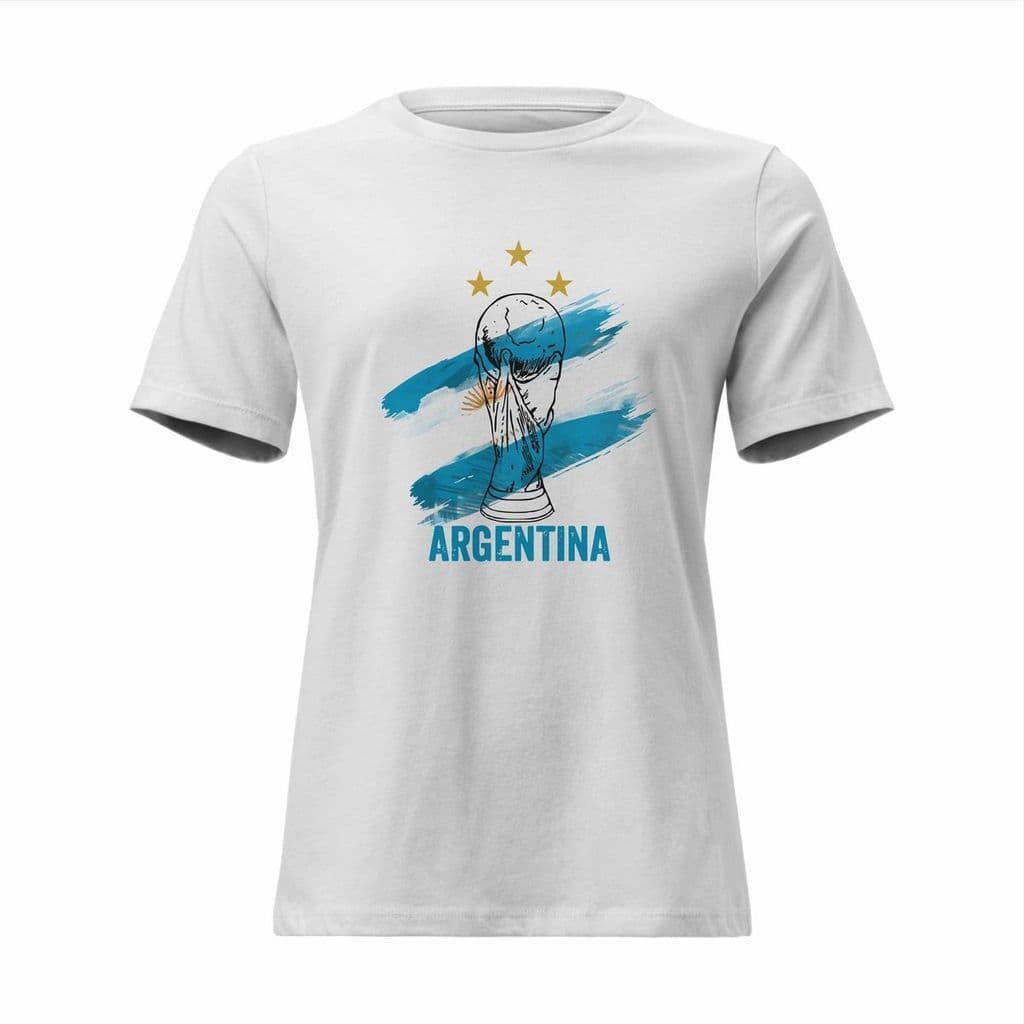 Camisa Feminina Baby Look Taça da Argentina