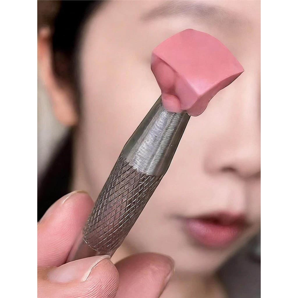 Pincel Destiny Blush Líquido!Mini pequena esponja quadrada Puff descartável Blush escova corretivo ferramenta de maquiag