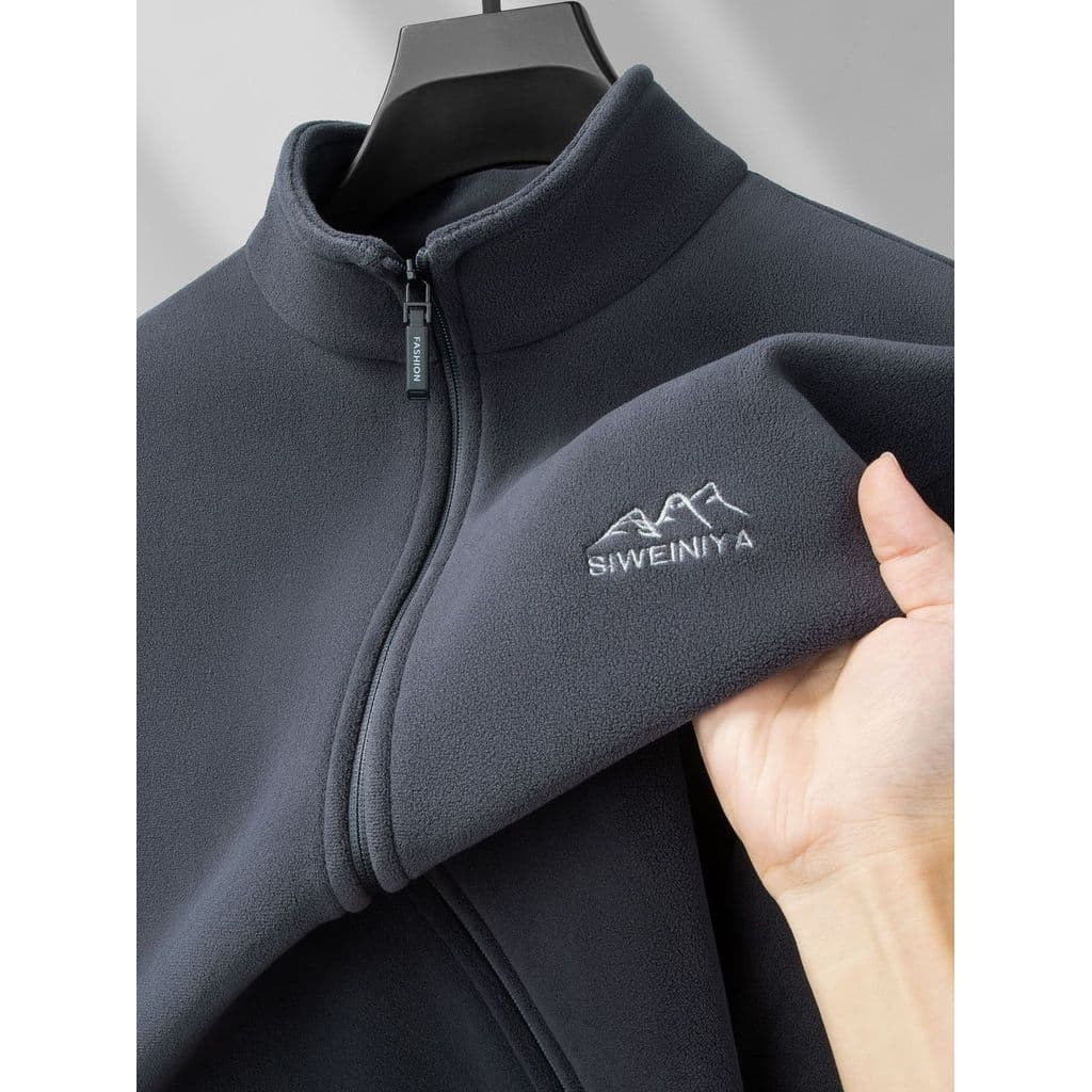 Jaqueta de lã austríaca jaqueta de lã masculina outono inverno forro de lã dupla face engrossado quente Casual Cardi