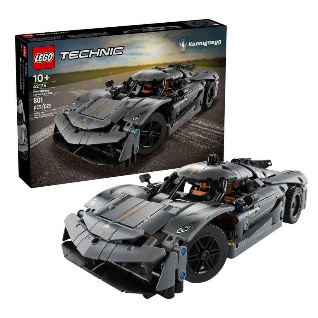 Lego Technic Hipercarro Koenigsegg Jesko Absolut Grey 801 Peças - Lego