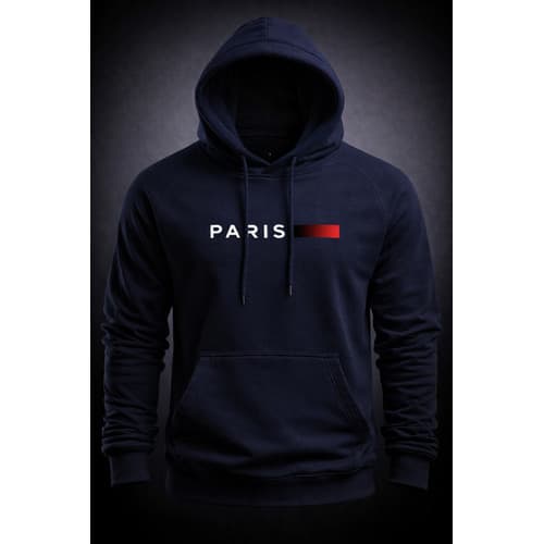 Moletom Paris Unissex Estampa Minimalista Flanelado Algodão