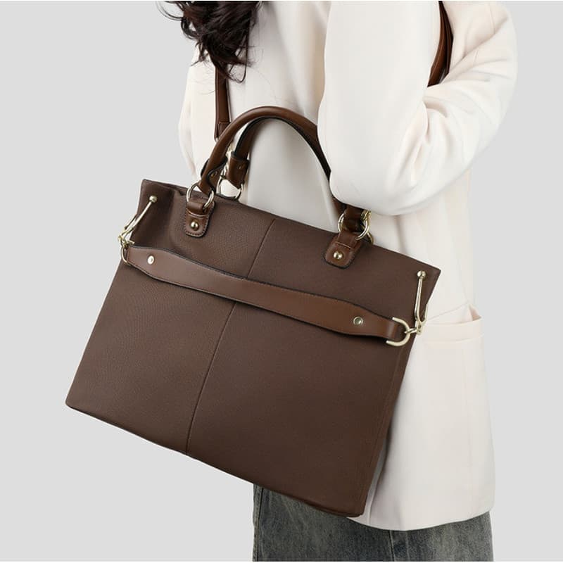 Bolsa Tote Feminina Grande Capacidade - Maleta Executiva para Notebook 14 Polegadas