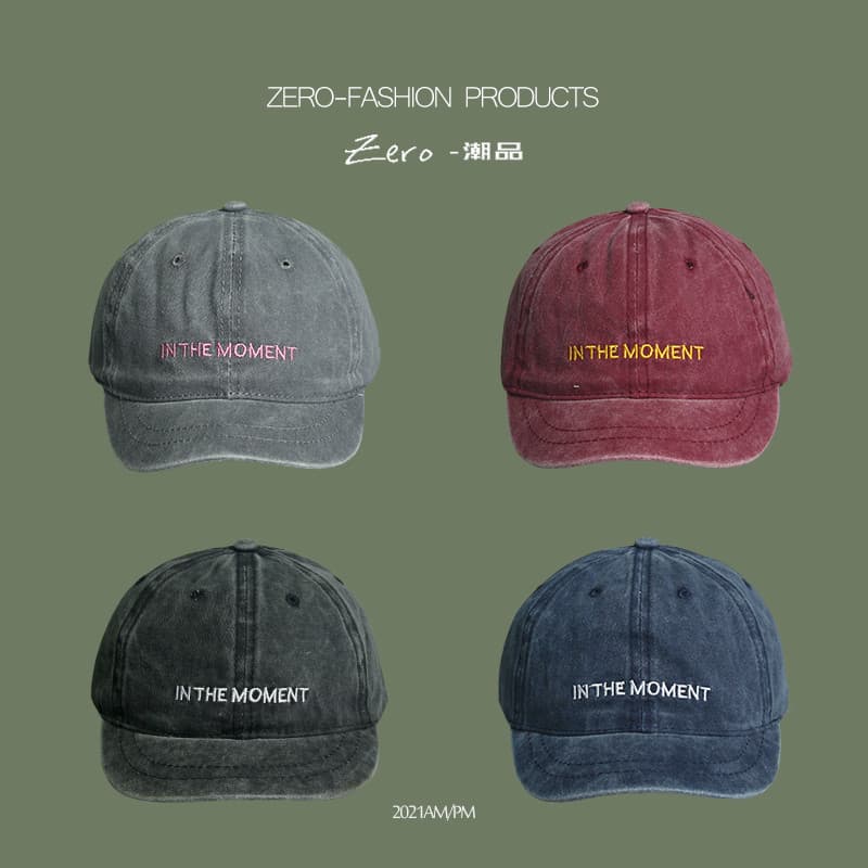 Chapéu de aba curta masculino feminino estilo japonês angustiado Harajuku ins lavado boné primavera verão boné de beiseb
