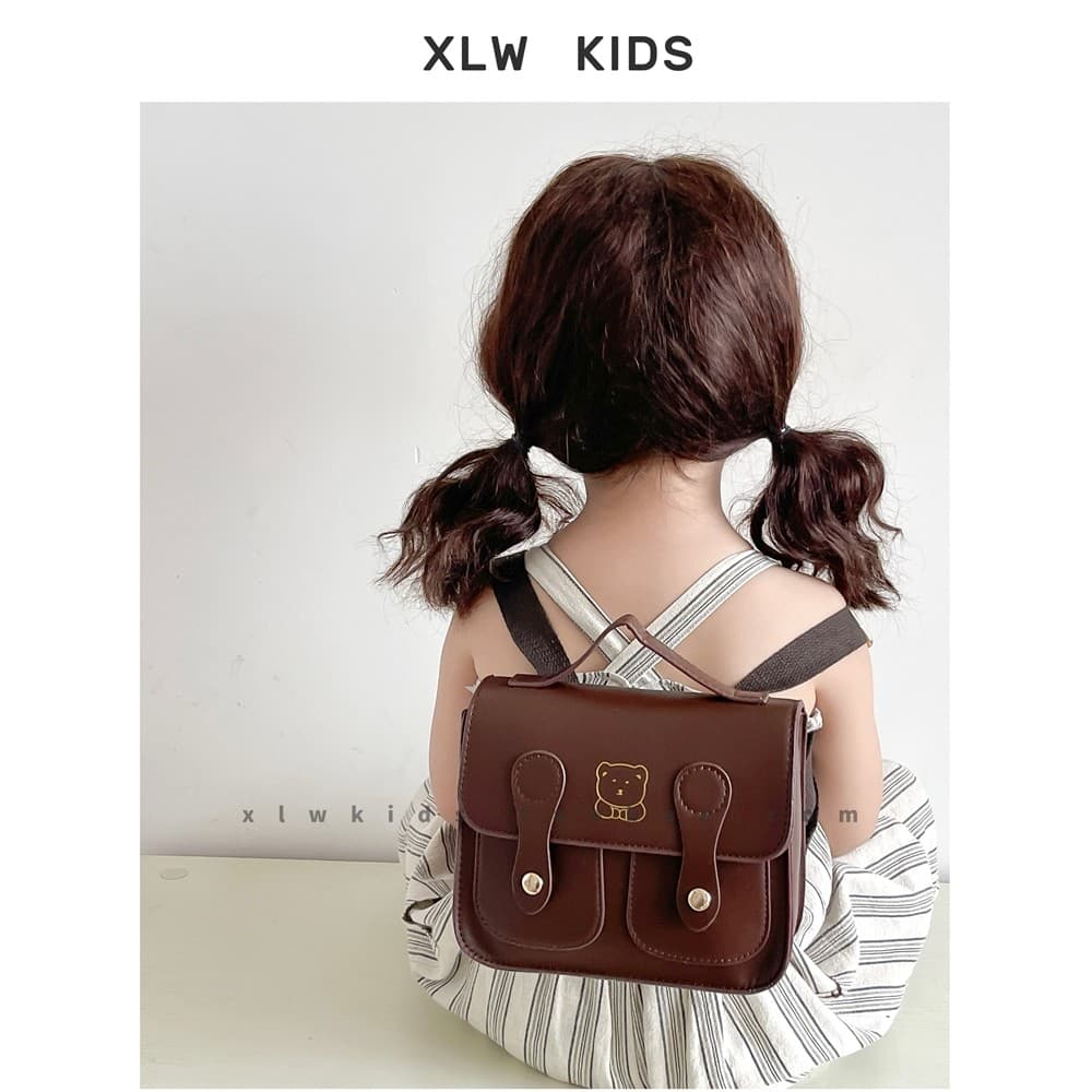 Ins estilo versão coreana mochila escolar infantil moda Retro estilo Preppy meninos meninas mochila dos desenhos animado