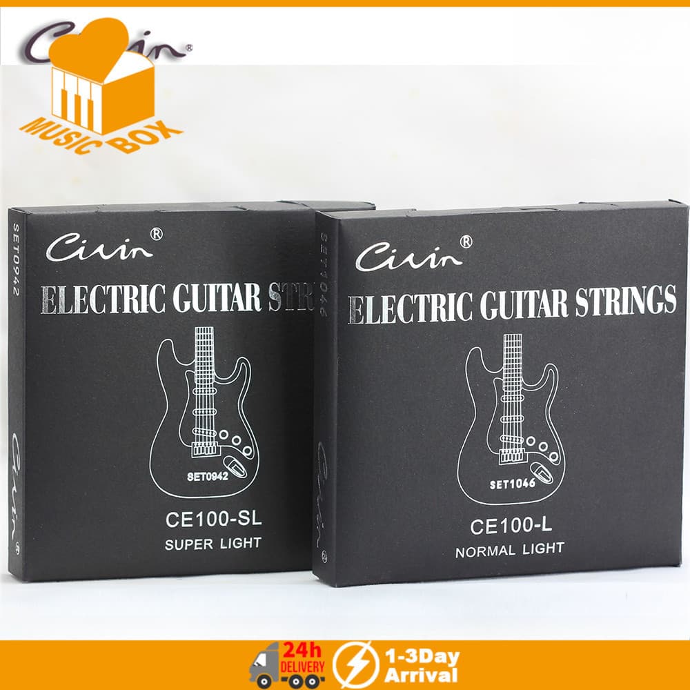 1 Conjunto De Cordas De Guitarra Elétrica (0,009-0,042) Tensão Super Leve De Liga De Níquel Para Acessórios