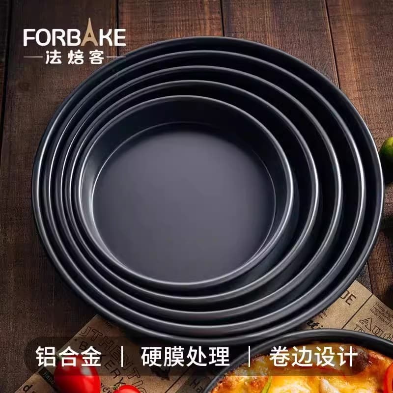 Panela de pizza para padeiro francês, forno doméstico para pizza, assadeira antiaderente, 20cm, 27cm, 30cm, ferramentas