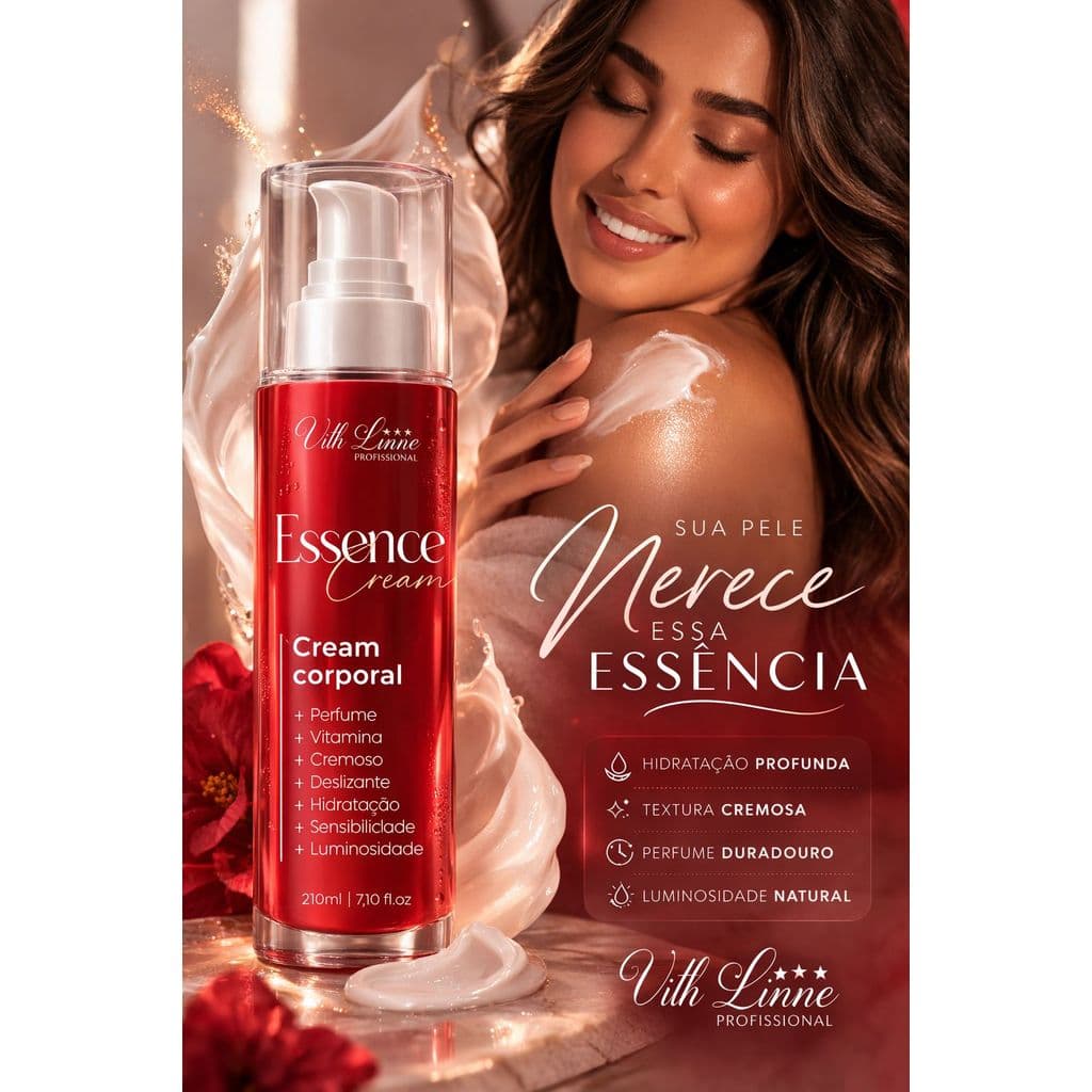 Creme Corporal 210ml Original Hidratação Intensa Red Heart Pele Corpo Homem Mulher