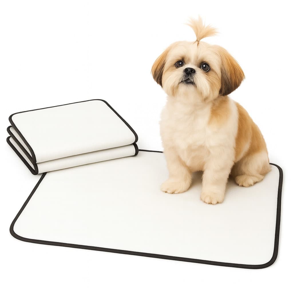 Tapete higiênico para cães - Kit com 3 tapetes laváveis Absorvente e impermeável - Não vaza xixi