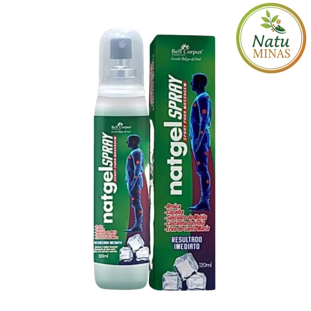 Kit 6 Und Gel Massageador Natgel 120g Spray - Bell Corpus