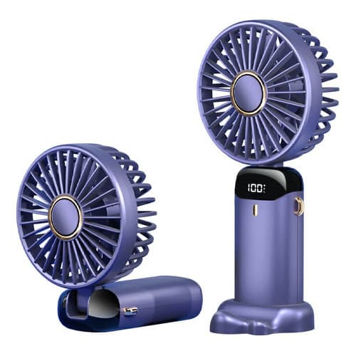 Ventilador Portátil De Mão Recarregável Usb Mini Maquiagem