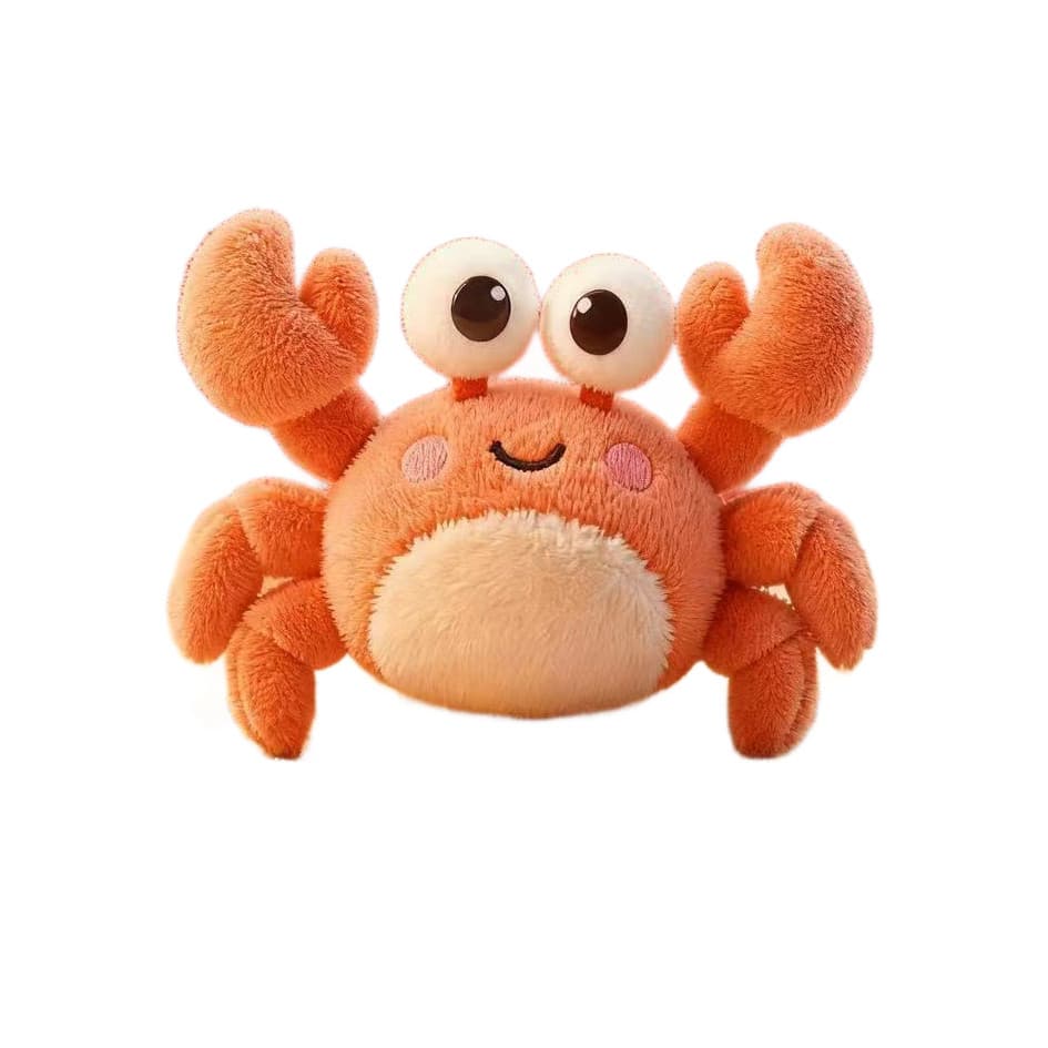 Bonito Macio Caranguejo Boneca Brinquedo De Pelúcia Dormir Travesseiro Decoração Acompanhando Presente Da Menina