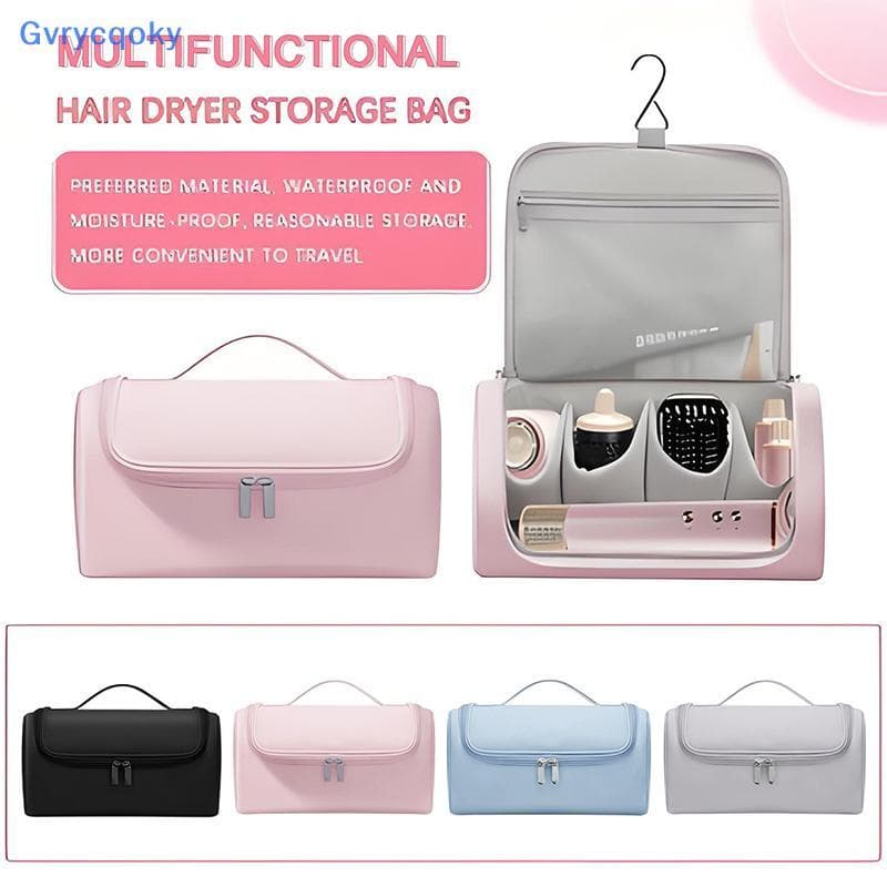 Gvrycqoky Portátil Saco De Armazenamento Secador De Cabelo À Prova Dwaterproof Água Curling Ferro Secadores Organizador