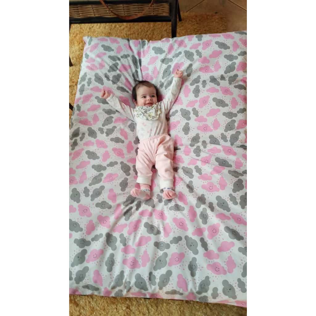 Colchonete com zíper para bebe ou para pet tamanho grande 130 x100 cm /colchão/PRONTA ENTREGA/ENVIO IMEDIATO