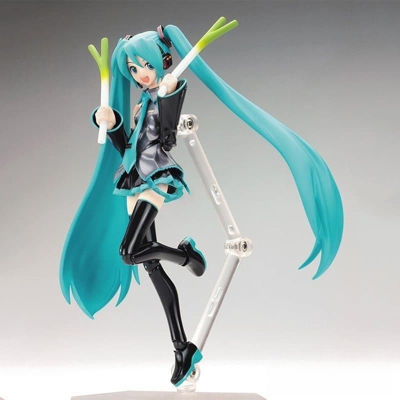 Figma 014 Hatsune Miku Figura de Ação com Mudança de Rosto, Modelo de Brinquedo