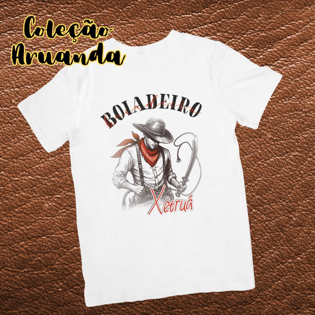 Camiseta Umbanda/Candomblé - Boiadeiro - 100% Poliester