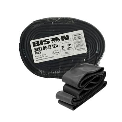 Câmara de Ar para Bicicleta Aro 24x1.95/2.125 Schrader 33mm - Bison