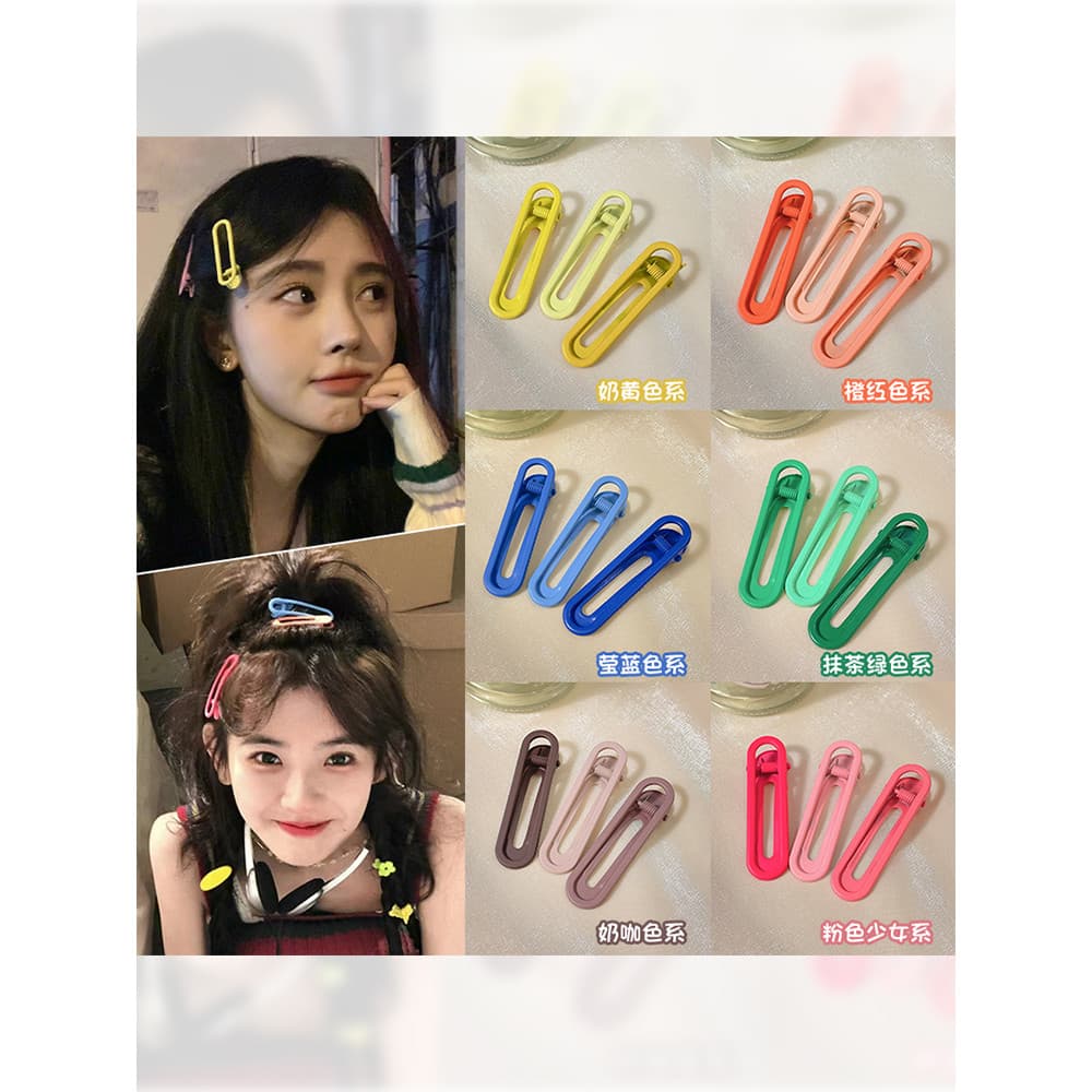 Dopamina cor hairpin feminino hairpin influenciador 2026 novo estilo testa lado franja clipe bonito clipe cocar