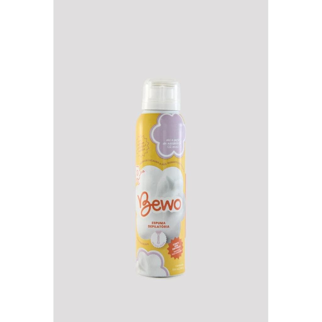 Espuma Depilatória Bewo 150ml Vegana e Hipoal.