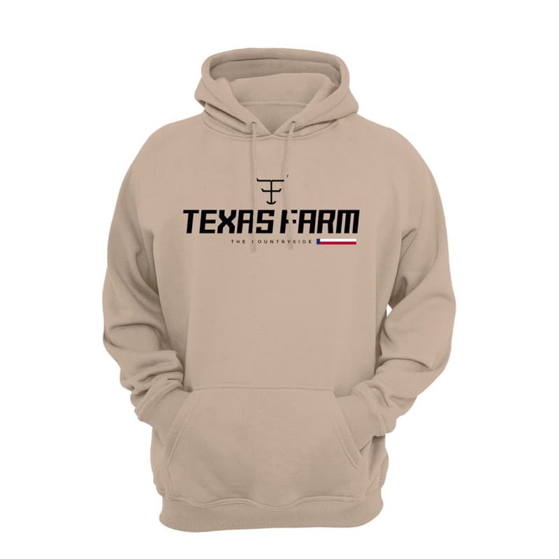 Moletom Texas F unissex Bolso cangurú capuz Flanelado DAHORA