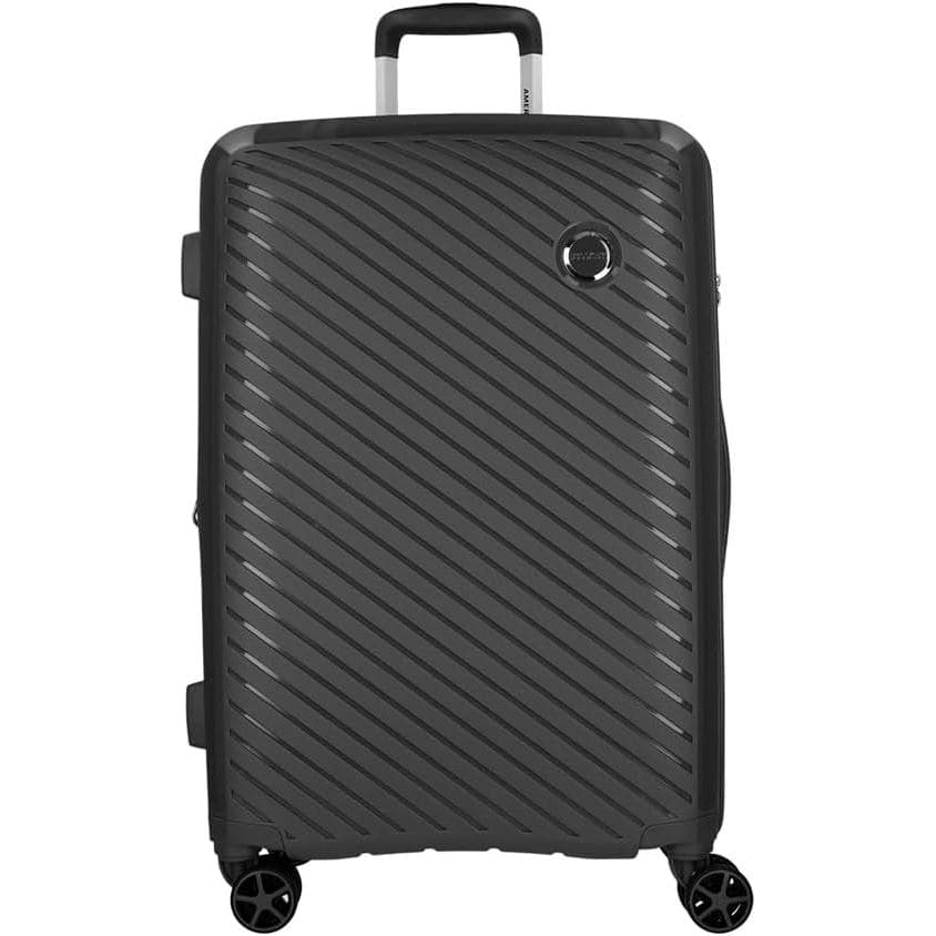 American Tourister Mala de Viagem Zanzibar Preta Grande Tecnologia
