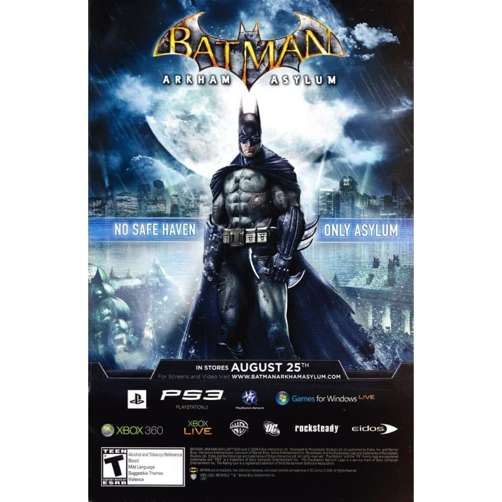 Batman Arkham Asylum - Xbox 360 Desbloq LT