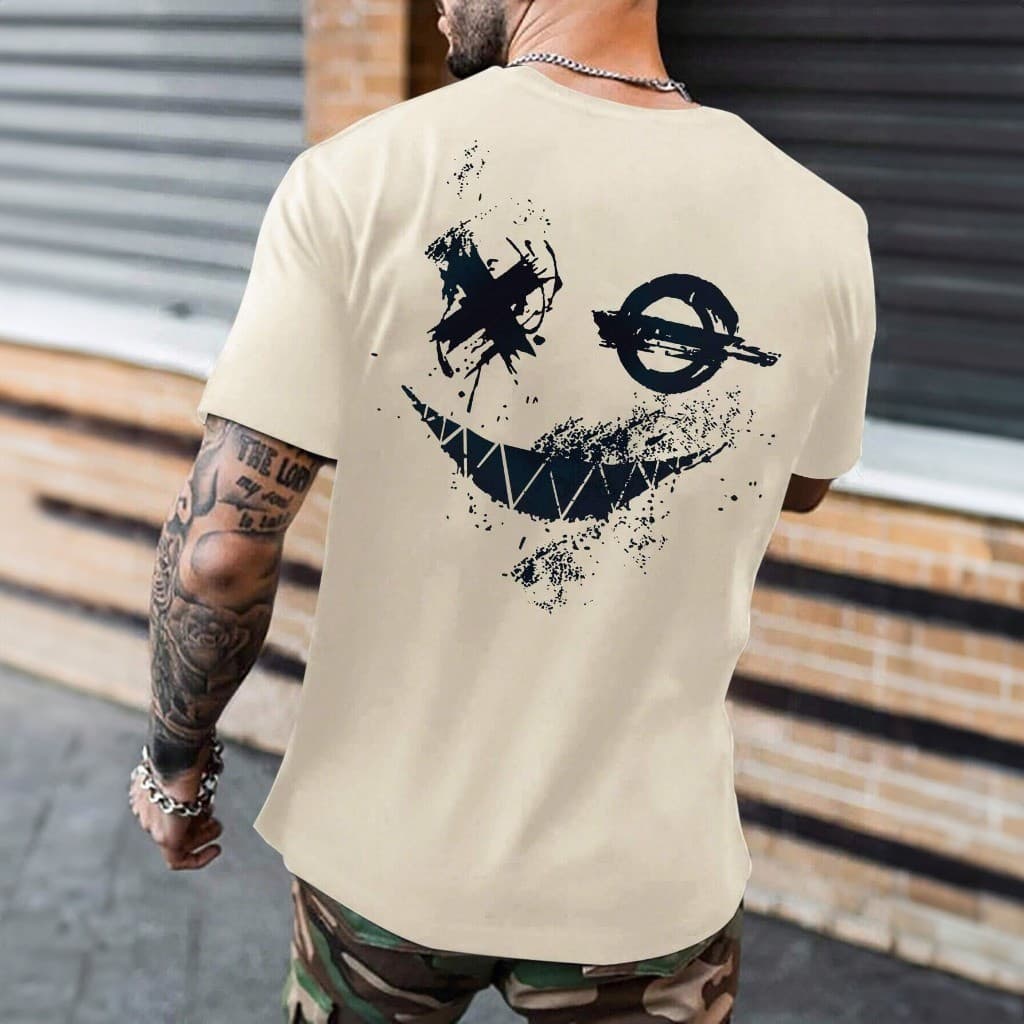 Camiseta Masculina  Street Wear Manfinity X O Camisa 100% Algodão casual e estilosa