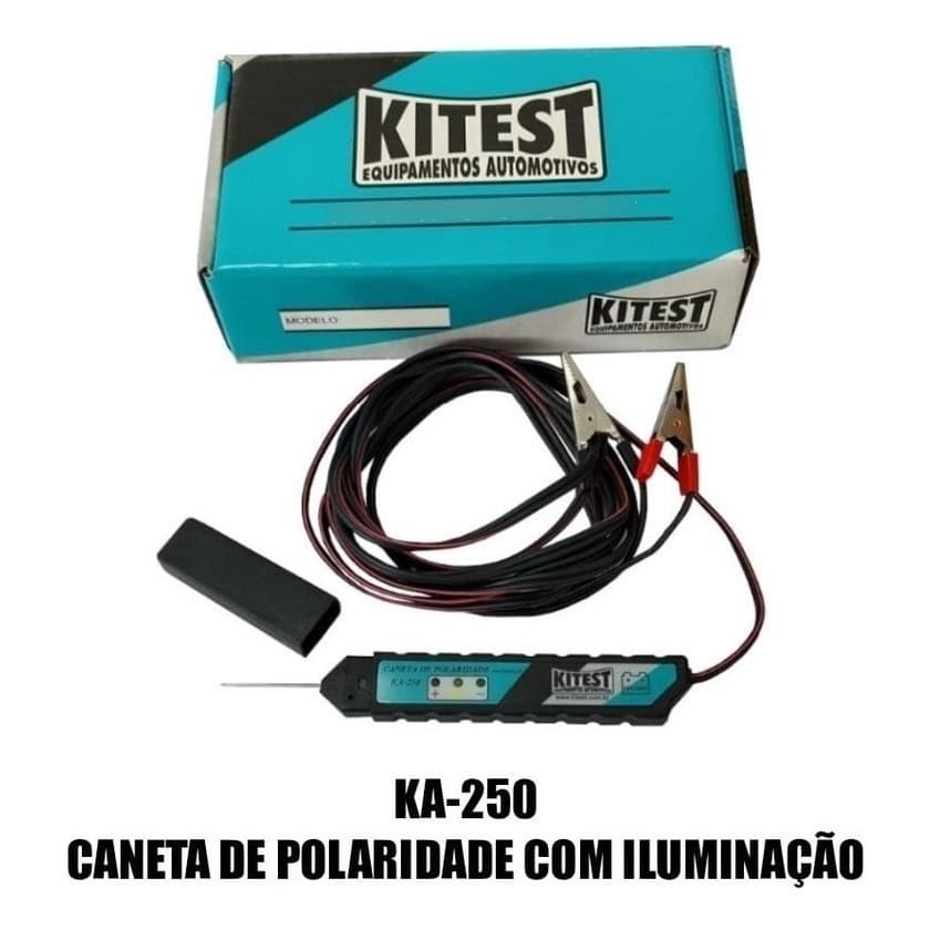 Caneta Polaridade Com Iluminação 12 E 24 Volts Kitest-ka250