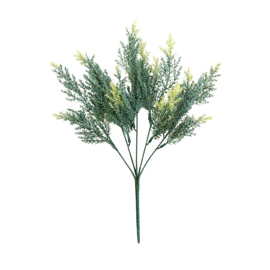 Planta Artificial Cedrinho Verde Folhagem Toque Real Verde
