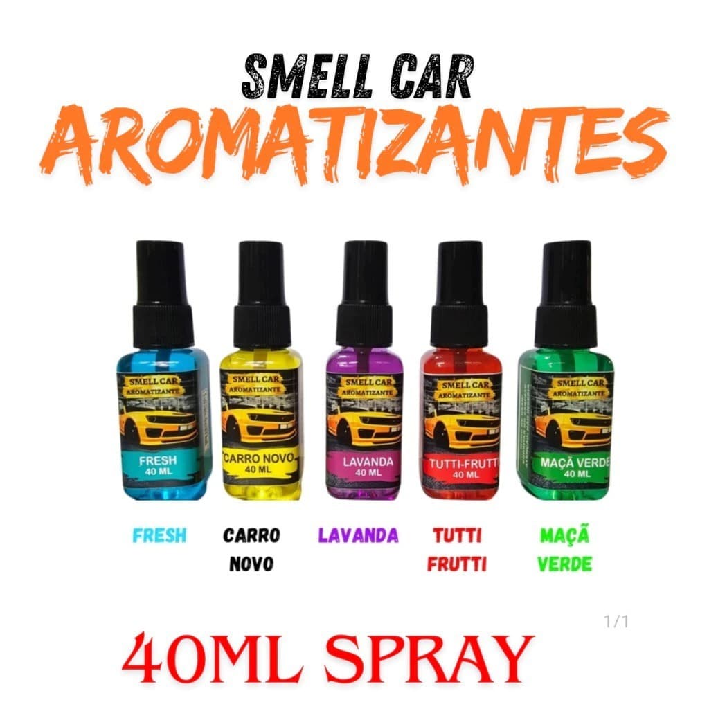 Cheirinho Carro de Luxo 40ML SPRAY Qualidade Carro Grife Aromatizante Automotivo Essência Concentrad