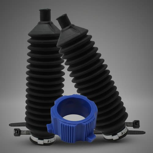 Bucha Caixa Direção Mecânica + Par Coifas para Renault Clio 2000-2014 Kangoo 2000-2016