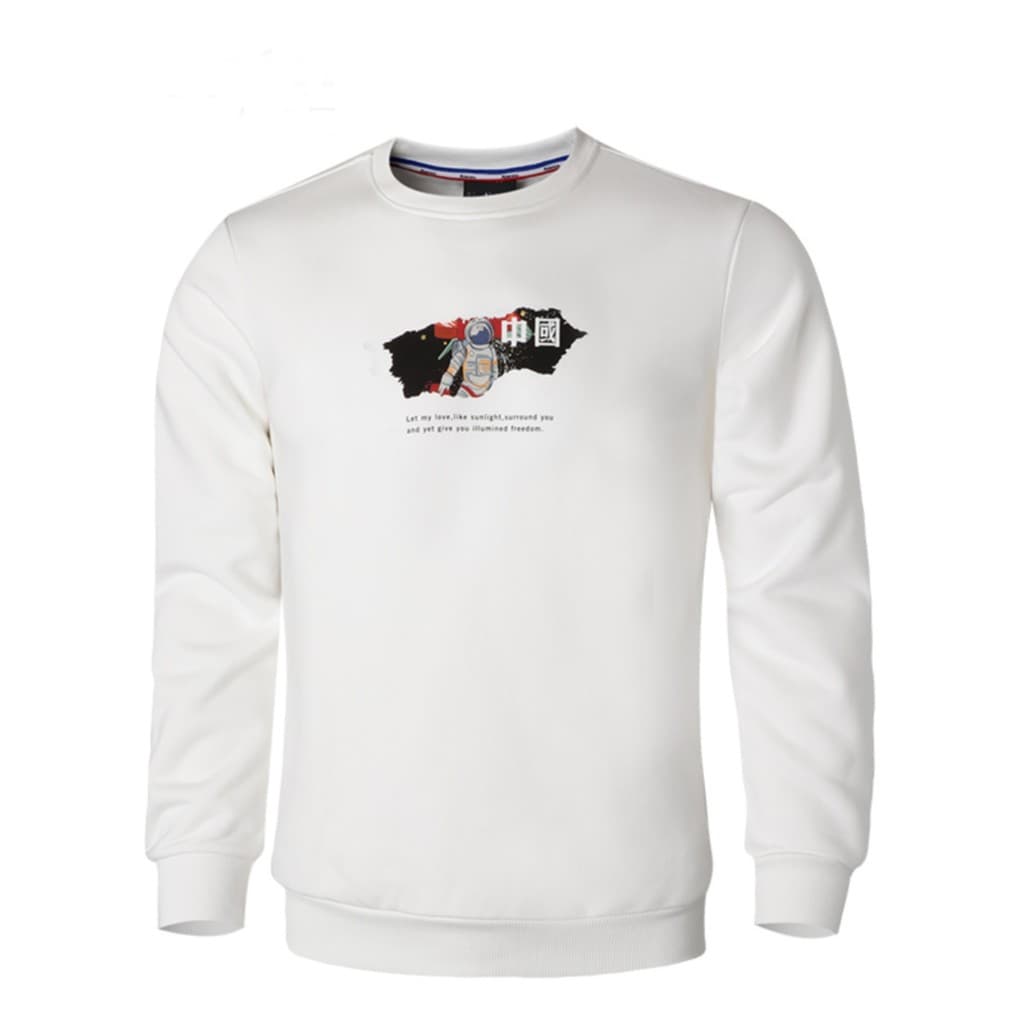 Street Wear engrossado lã de uma peça 420g quente respirável inverno algodão esportes Casual moda pulôver em torno do pe
