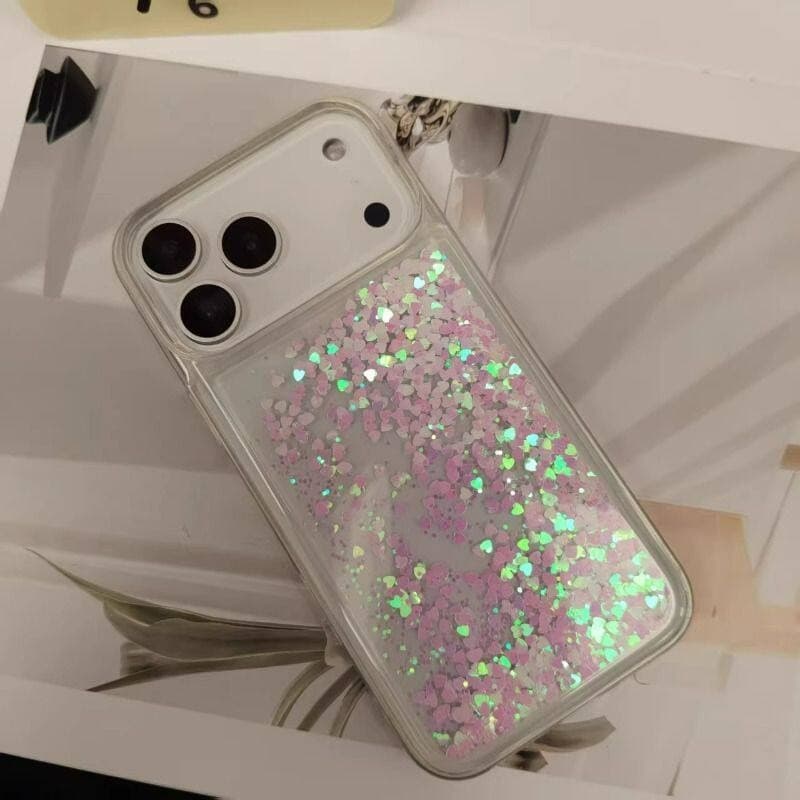 Capa Capinha Brilhantes Proteção contra quedas Transparente Para iPhone XR XS 11 12 13 14 Plus 15 16 17 Air Pro Max