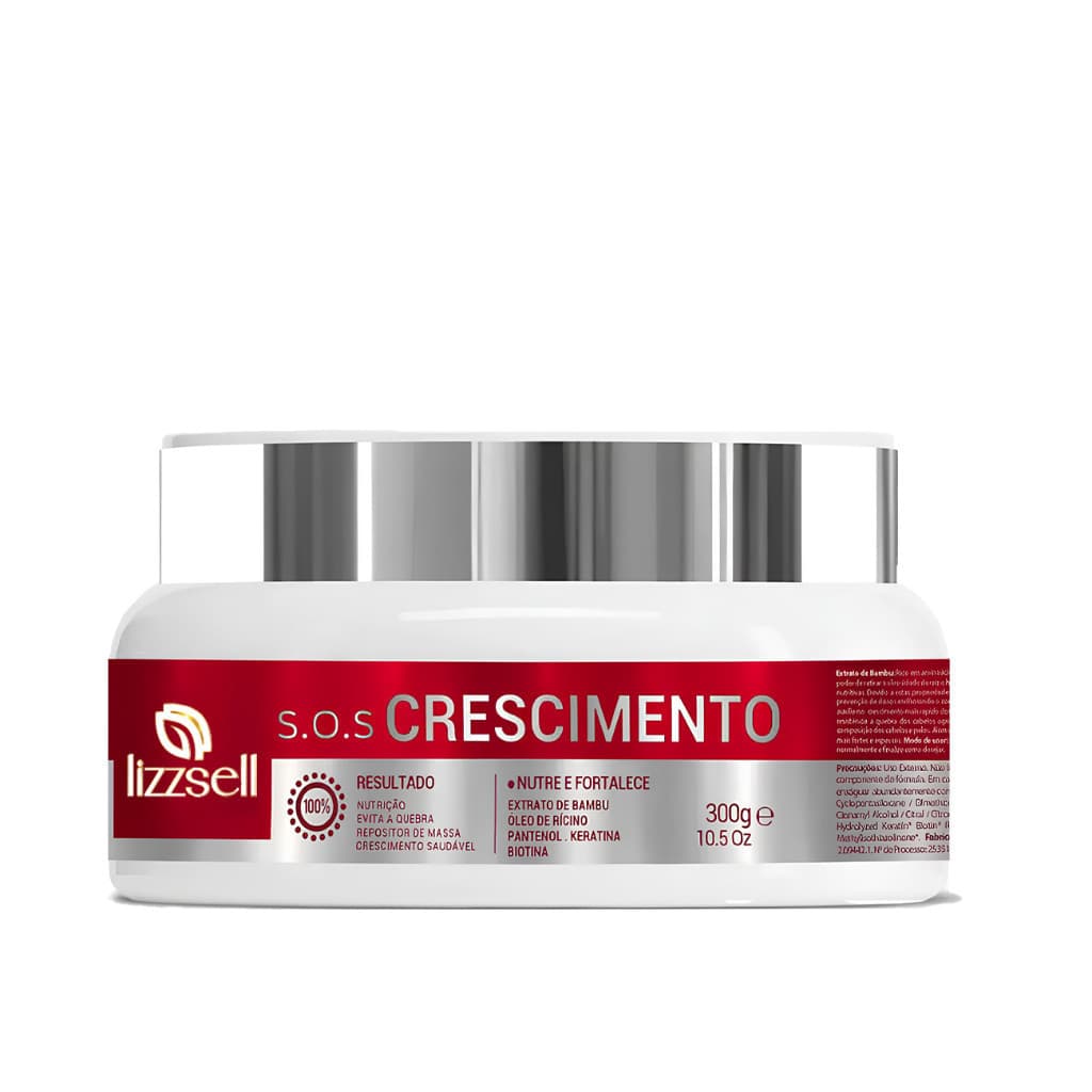 Somente Mascara - Novo Sos Crescimento Capilar Anti Queda E Falhas - Autentico