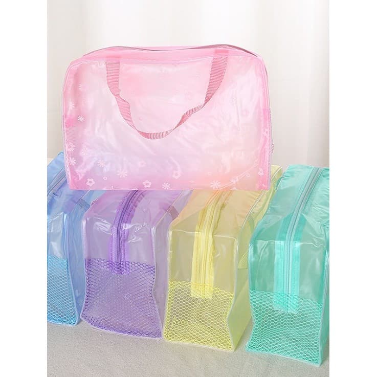 Bolsa de higiene portátil para viagem, bolsa cosmética feminina, grande capacidade, banho, à prova d'água, armazenamento