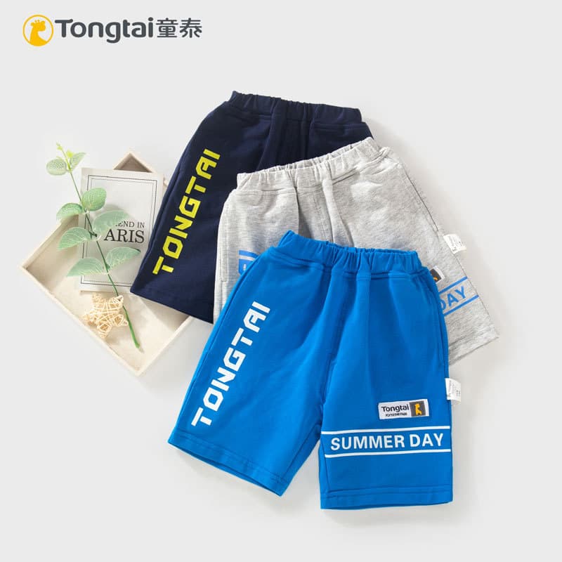 Tongtai verão novo estilo bebê menino leve calças médias crianças 1-4 anos de idade Casual passeio elegante calças de ci