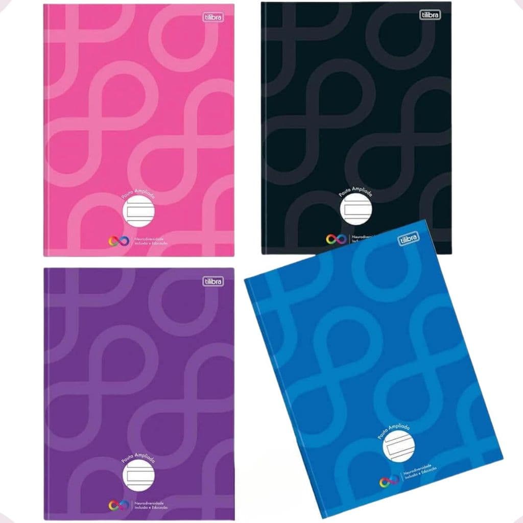 Caderno neurodisciplinar  Neuro Autismo 48fl caligrafia ampliada universitario