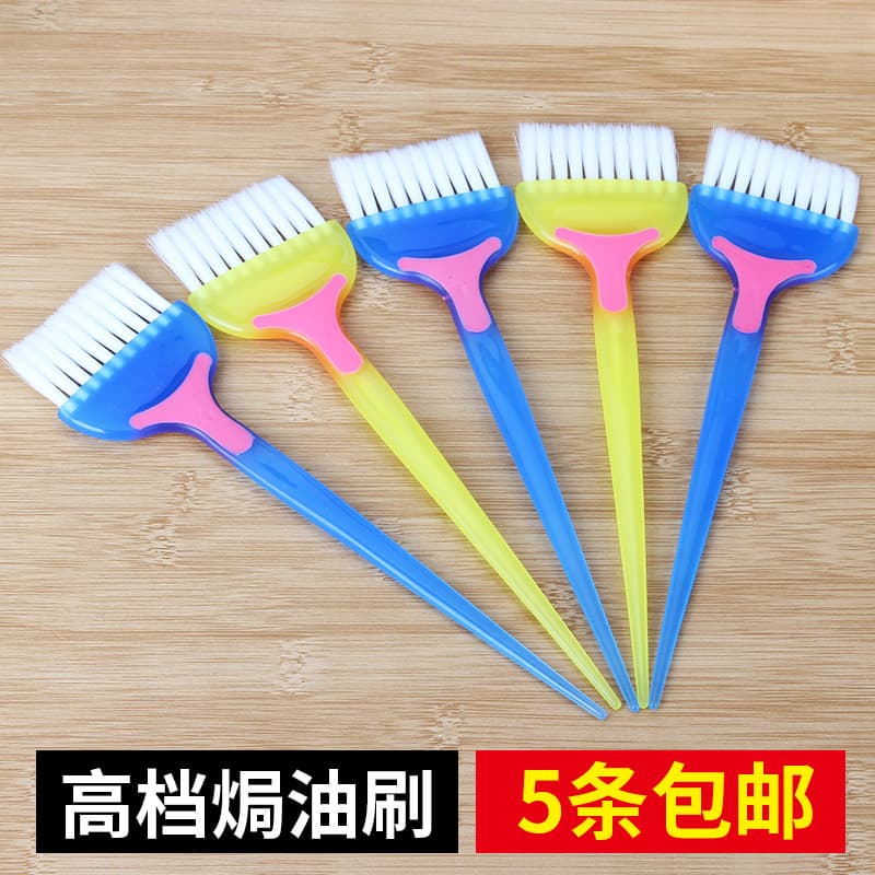 Escova de tingimento de cabelo salão de beleza barbeiro dedicado cabelo macio escova de óleo cozido ferramenta de cabele