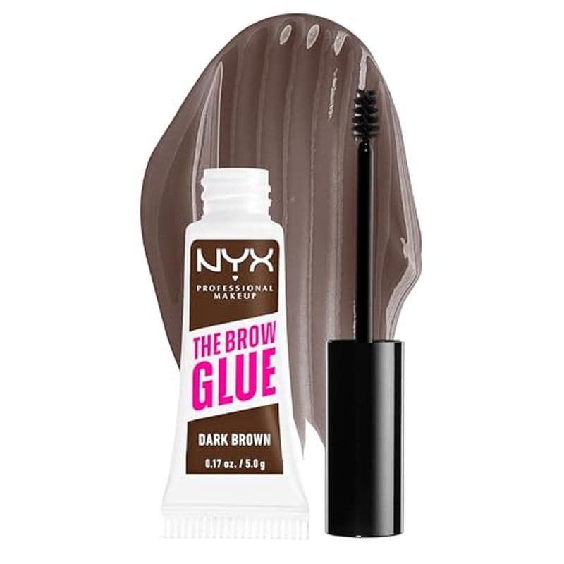 NYX PROFESSIONAL MAKEUP The Brow Glue , Gel Para Sobrancelhas De Fixação Extrema-Transparente