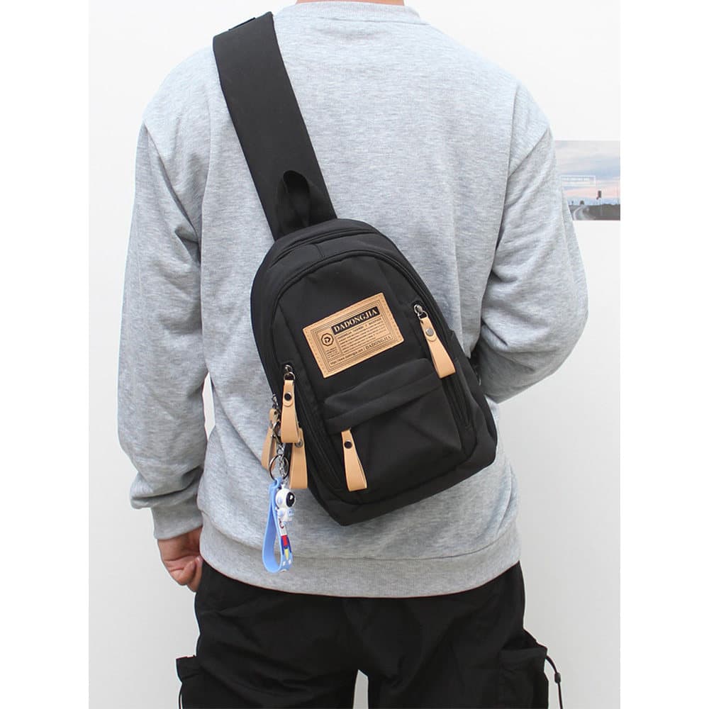 Saco de peito meninos ins Street Wear saco do mensageiro Casual estilo japonês bolsa de ombro esportes ciclismo saco nov
