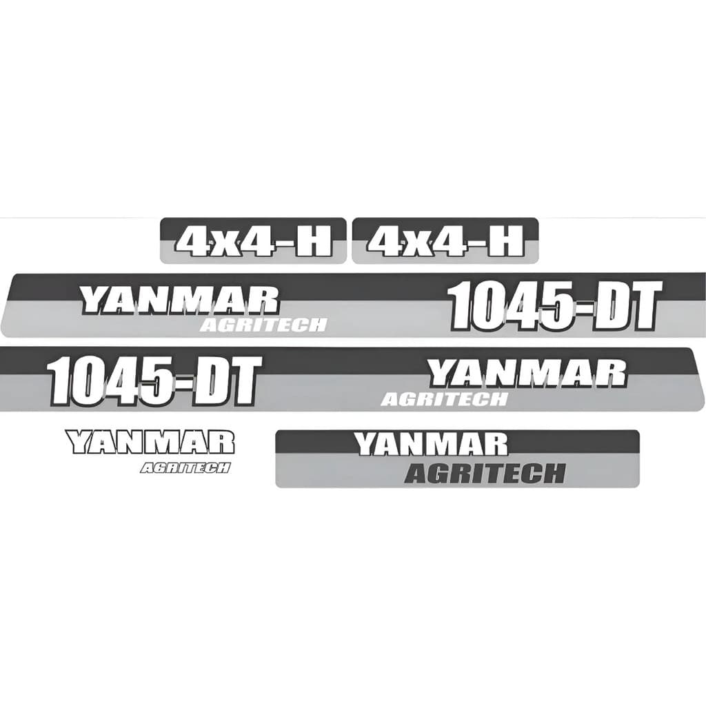 Adesivos Compatível Com Yanmar 1045-dt 4x4