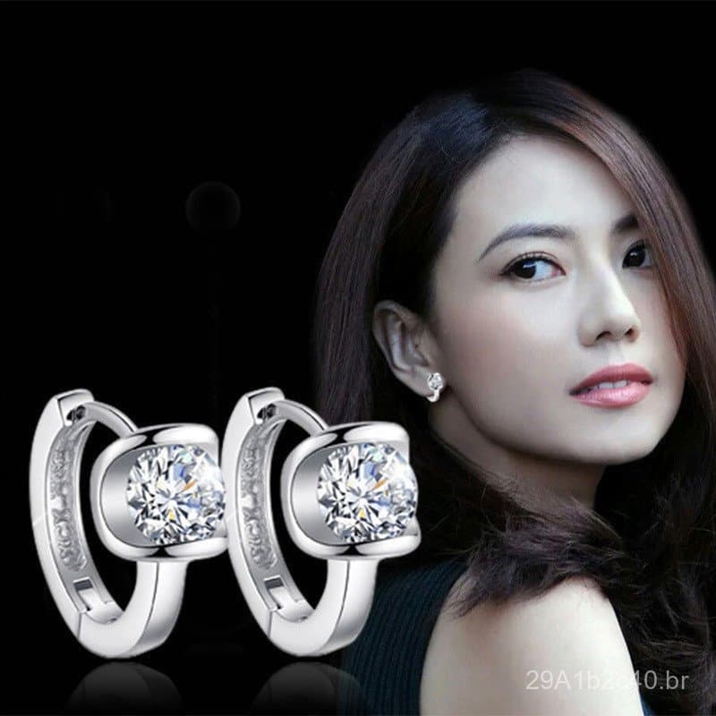 Brincos de Prata Fashion Angel's Kiss, Novo Estilo Coreano, Joias para Mulheres, Atacado de Fabricante de Acessórios Fem