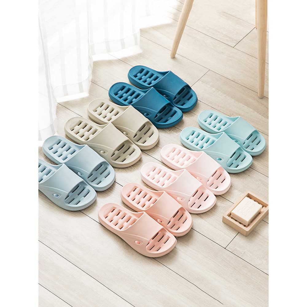Chinelos de banheiro feminino primavera outono interior uso doméstico casal banho vazamento de água oco antiderrapante s