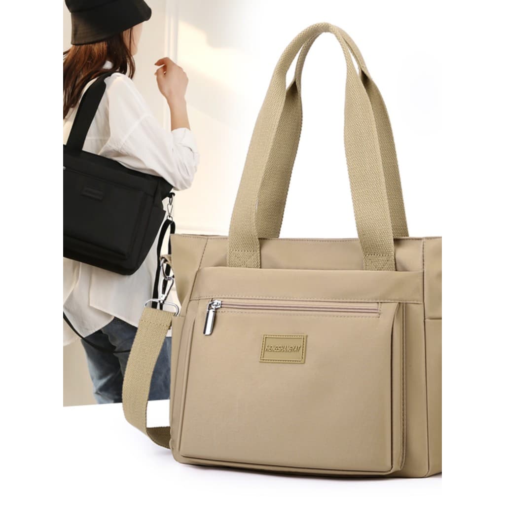 Bolsa de lona feminina bolsa de ombro novo estilo náilon Oxford pano bolsa Commuter Casual saco do mensageiro