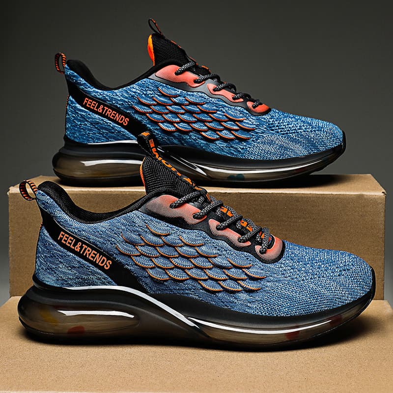 Verão desodorante tênis masculino malha respirável sola macia absorção de choque pipoca sapatos masculinos leve Casual c