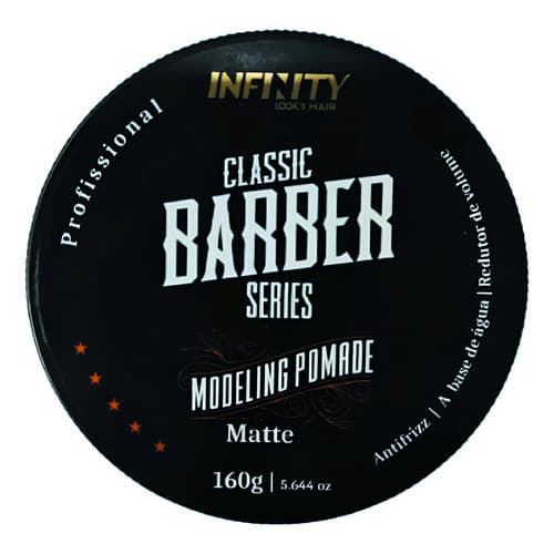 Pomada Para Cabelo Modeladora Cera Infinity 160g Look'shair 1 Pomada Classic Barber Series Matte