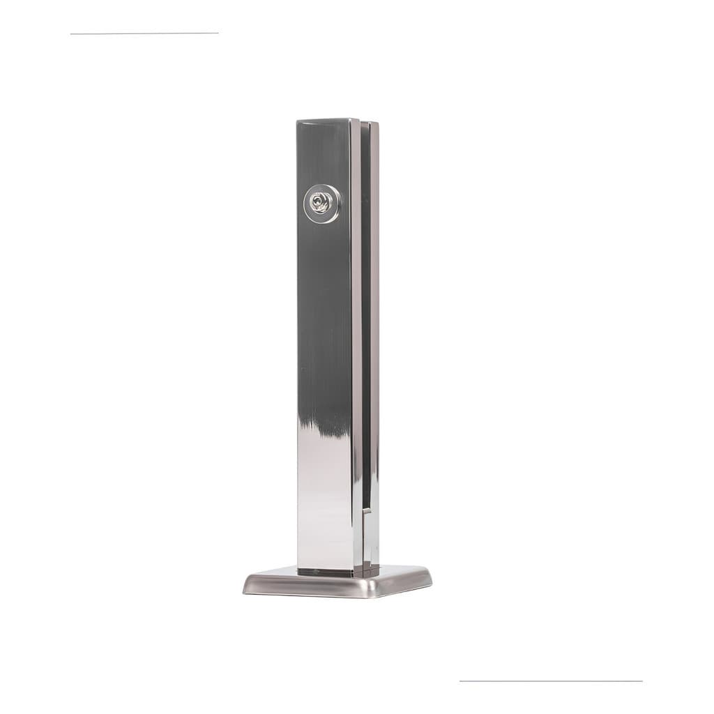 Torre Coluna Inox 304 30cm Polido Brilhando Guarda Corpo
