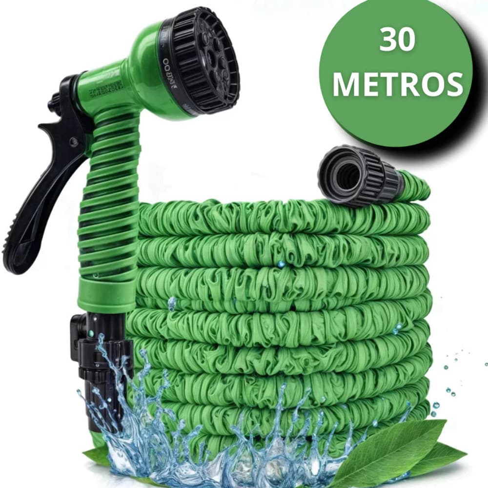 Mangueira Magica 30M Metros Com Gatilho 7 Tipos Jatos.